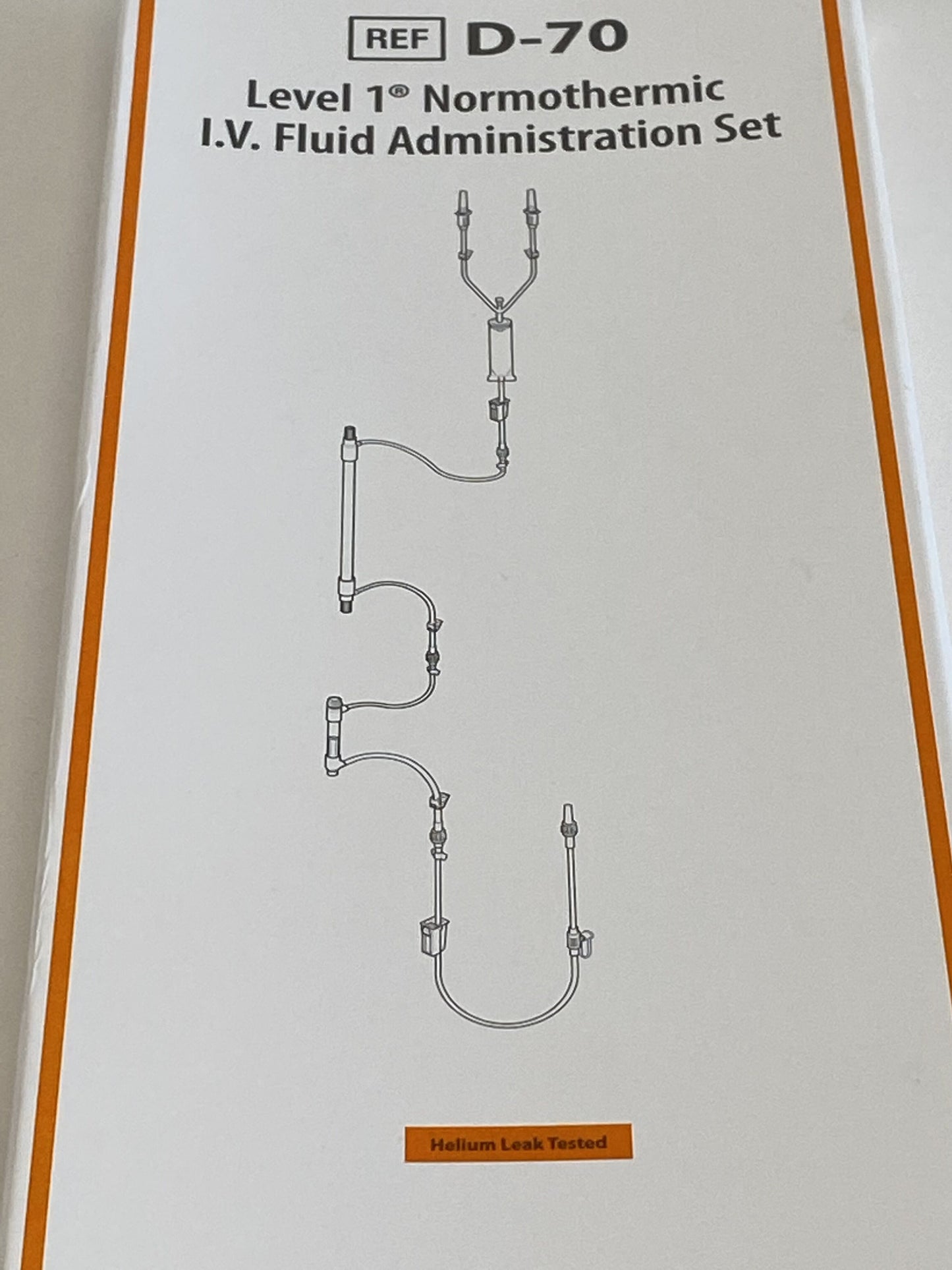 Level 1 Normothermic I.V. Fluid Administration Set, Sterile, 20/Case