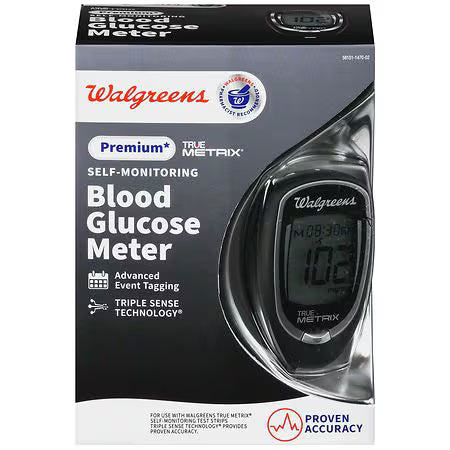 True Metrix Air Self-Monitoring Blood Glucose Meter, Each