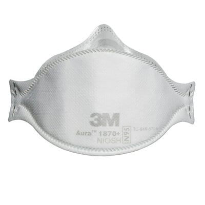 Particulate Respirator Surgical Masks N95 Fold, Elastic Strap, 440/Box