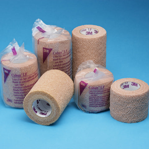 Coban NL Non-Latex Self-Adherent Wrap, 4" x 5 yd, 18/Box