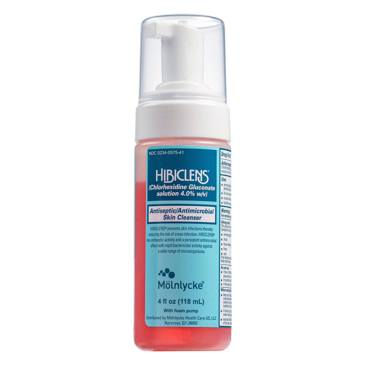 Hibiclens Antiseptic Skin Cleanser 4% Strength CHG 4oz Foam Pump Each
