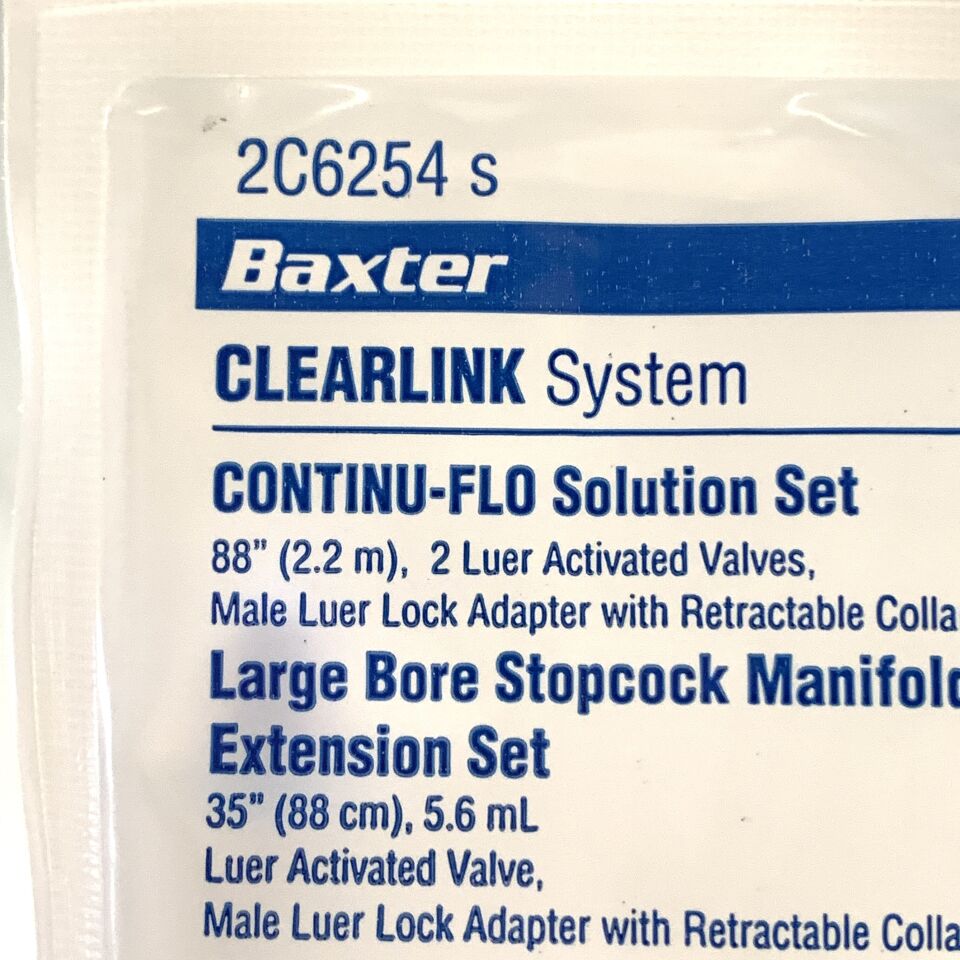 Clearlink System Continu-Flo Solution Set 88", 10 Drops/mL, Sterile, 12/Box