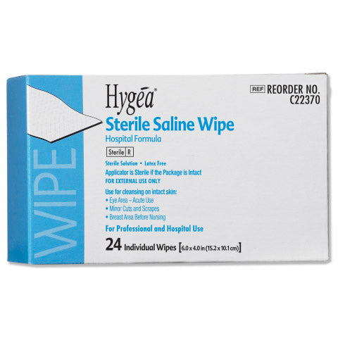 Sterile Saline Wipe 24/Box