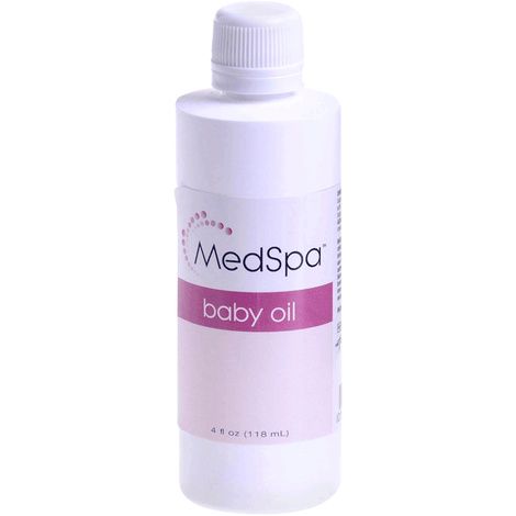Remedy Baby Moisturizing Oil Powder Scent 4 Oz., 60/Case