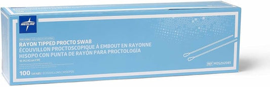 Rayon Tipped Procto Swab, 16", N/S, 100/Box