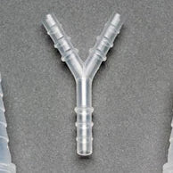 Tubing Connector, Medi-Vac, Y Type, 1/4" 50/Box