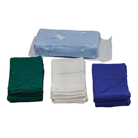 O.R .Towels, Sterile, Blue, 6/pack, 12 Packs/Box