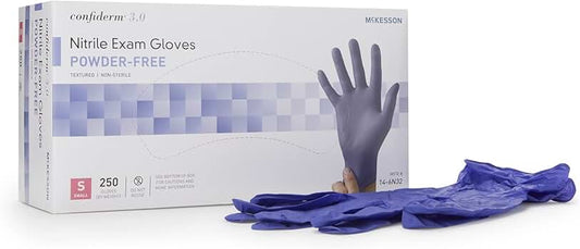 Exam Gloves, Nitrile Confiderm 3.0, Small, 250/Box