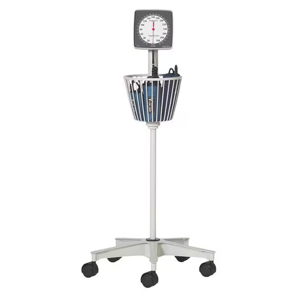Mobil Aneroid Sphygmomanometer Unit w/Adult, Child & Large Arm V-Lok Inflation System & Large Circular Basket Each