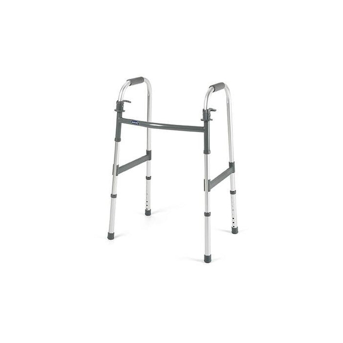 Bariatric Folding Walker, Dual Release, New, 1/Ea