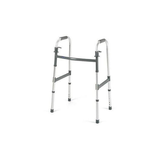 Bariatric Folding Walker, Dual Release, New, 1/Ea