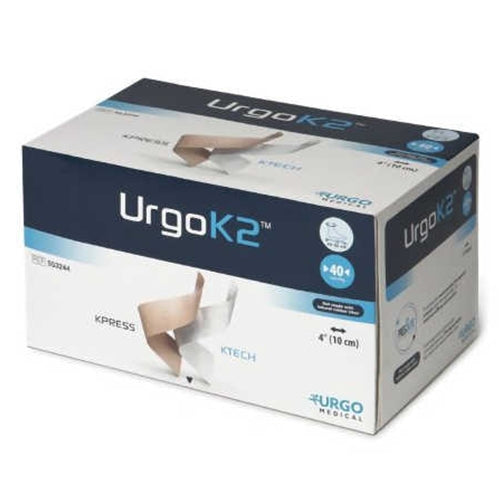 UrgoK2 2-Layer Compression Bandage System w/Reduced and Controlled Pressure, 4", 9 3/4-12 1/2",  1/Box