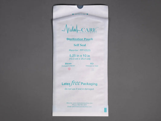 Self Seal Sterilization Pouch, 5.25" x 10" 200/Box