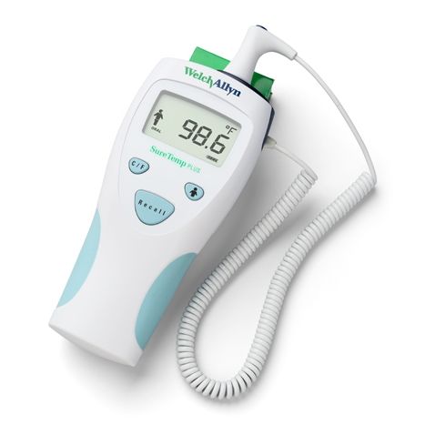 SureTemp Plus Electronic Thermometer, Missing Oral Probe, 1/Ea - 1726361