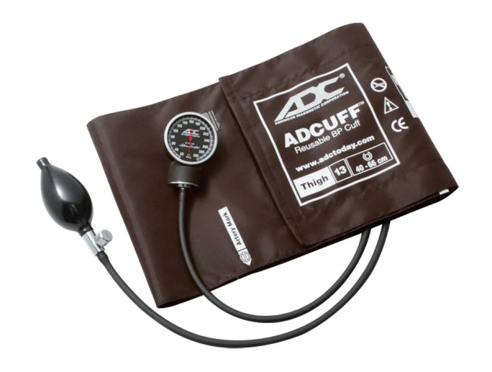 Aneroid Sphygmomanometer Thigh Cuff, Each