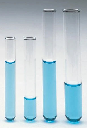 Glass Culture Tubes, Round Bottom, No Lid, Disposable, 10 x 75mm, 1000/Case