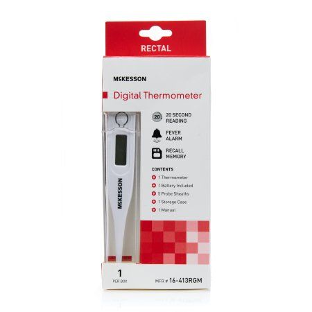 Digital Thermometer, 1/Box