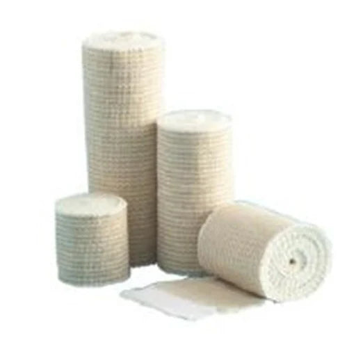 Elastic Bandages, 6"x5 Yds., w/Velcro, 100/Box