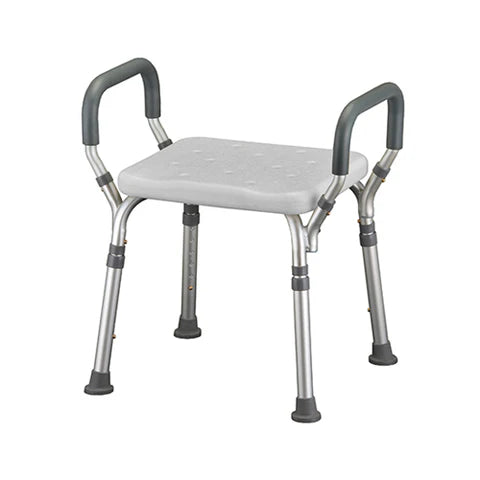 Bath Seat w/Arms, 15.75" Seat, 1/Box