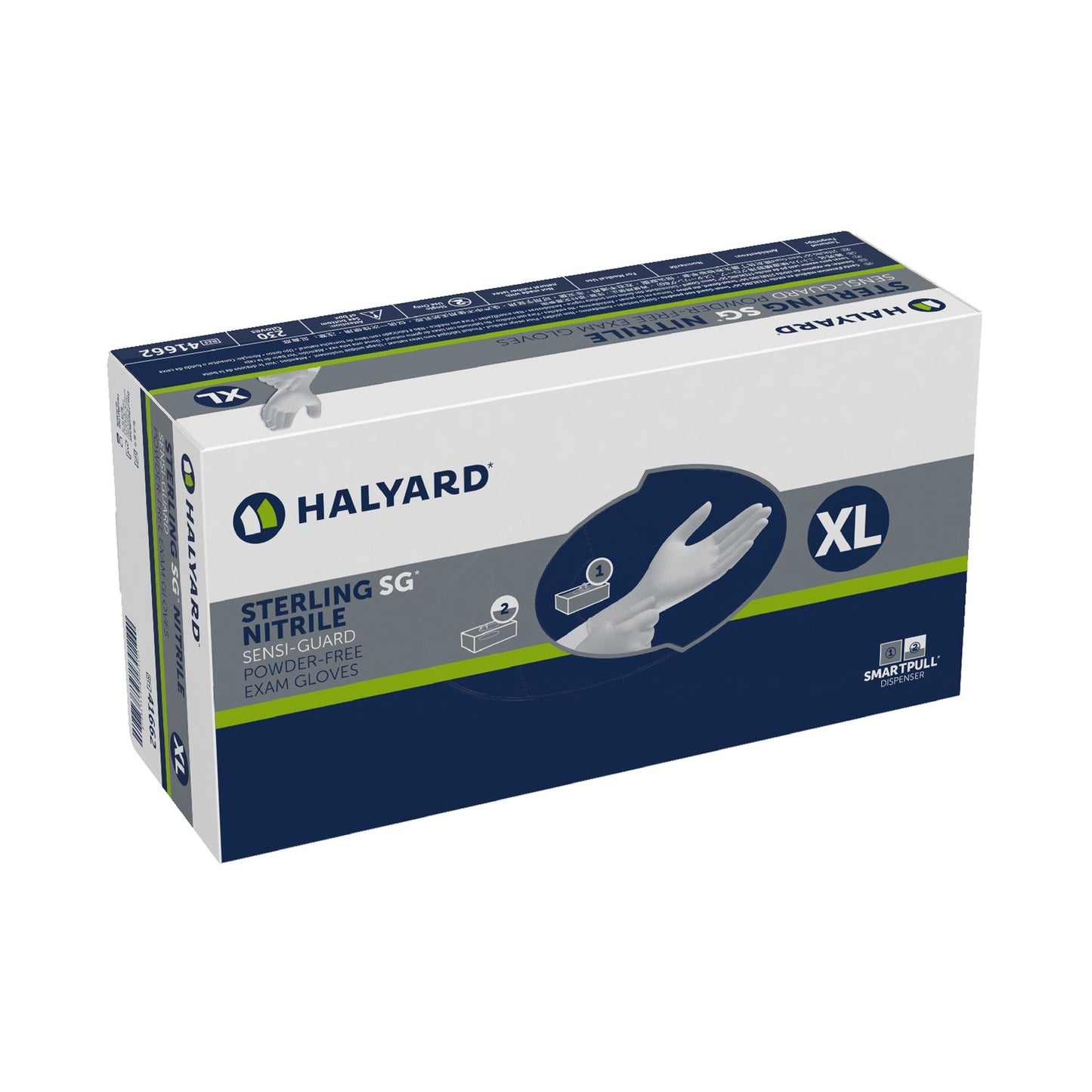 Exam Gloves, Sterling SG Sensi-Guard, Nitrile, XL, 230/Box