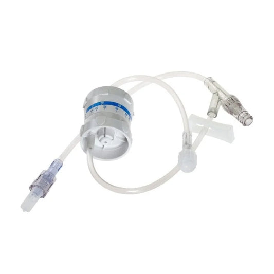 Maxguard Flow Controller Extension Set w/Needleless Y-Site 2.4mL 14", Sterile, 53/Box