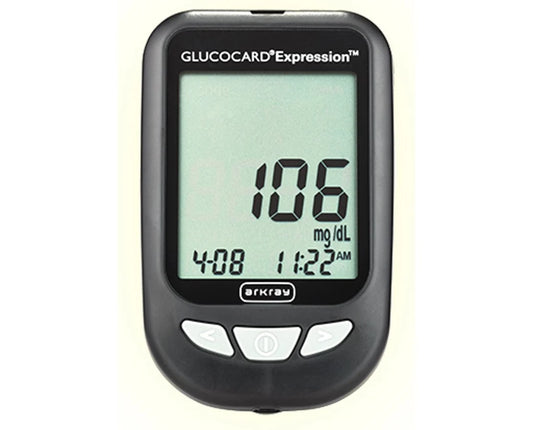 Glucocard Expression Audio Enabled Blood Glucose Monitoring System, New, 1/Box
