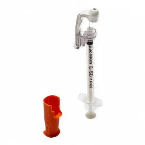 SafetyGlide Insulin Syringe, 1/2mL 31G x 6mm, Sterile, 100/Box