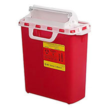 Patient Room Sharps Collector 3 Gal Red 10/Case