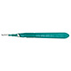 Scalpel Surgical #15 Bard-Parker Stainless Steel, Green, Sterile, 10/Box