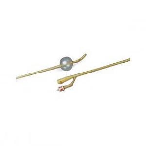 Bardex Lubricath Foley Catheter, 30cc Ribbed Balloon, Lubricious Coated, 14Fr, Sterile, 12/Box