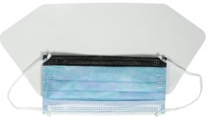 Procedure Mask W/Anti-Fog Foam Strip W/Wraparound Eye Shield 25/Box