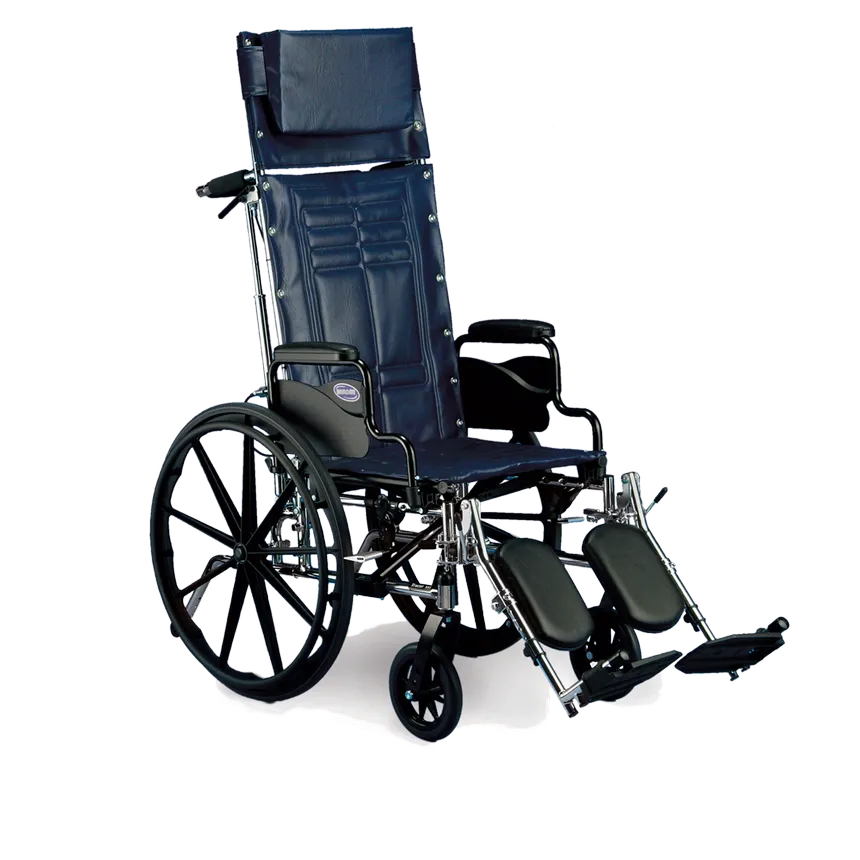 Tracer SX5 Recliner Wheelchair, Used, Blue