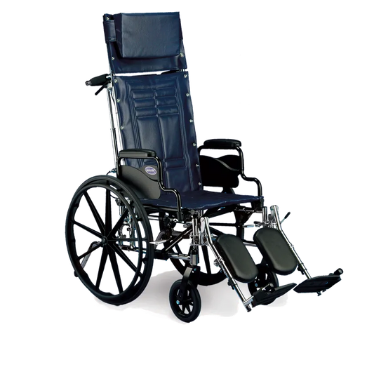 Tracer SX5 Recliner Wheelchair, Used, Blue