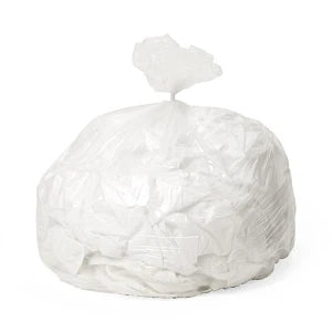 Trash Can Liners, 40" x 48" (40-45 Gallons) 16 Mic, Natural, 250/Box