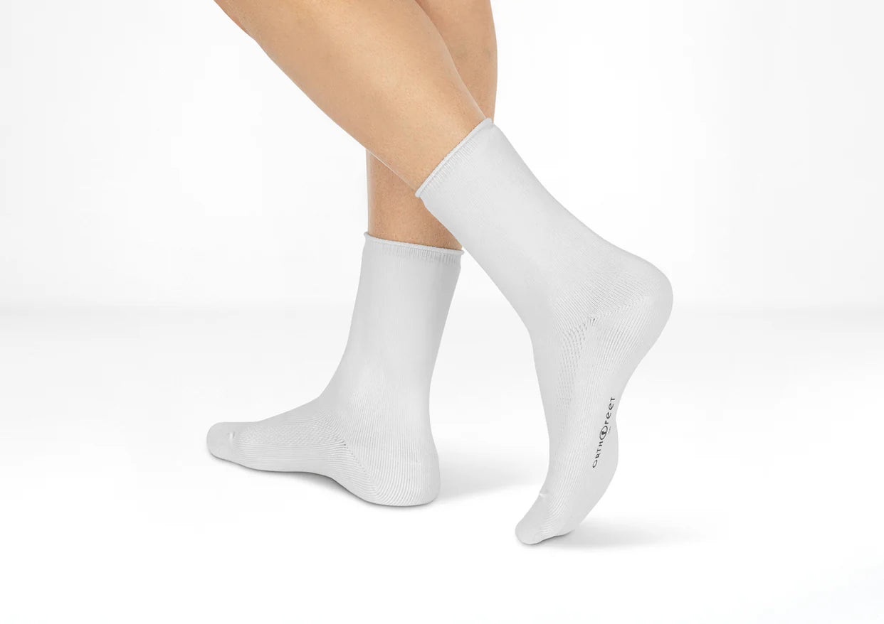 Thera Sock, Therapeutic Comfort For Sensitive Feet, Women Medium, White, 1/Pack