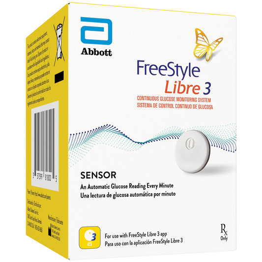 FreeStyle Libre 3, Continuous Glucose Monitoring System, Sensor, 1/Box