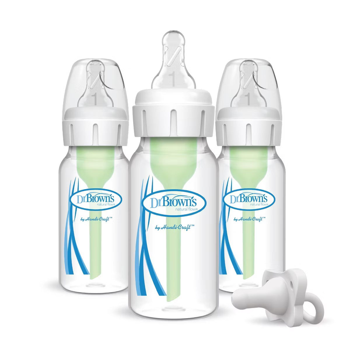 Narrow Baby Bottle, 4 Oz., Anti-Colic, 12/Box