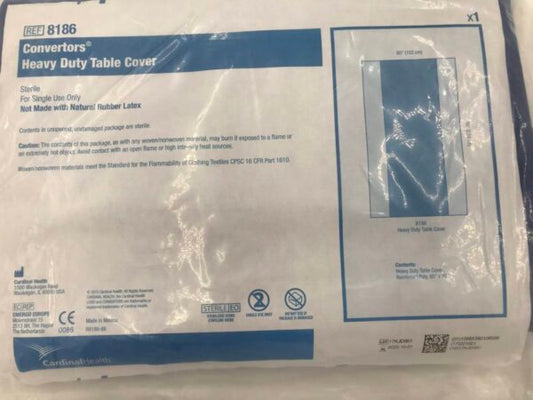 Convertors Heavy Duty Table Cover, 60" x 90", Sterile, 11/Box