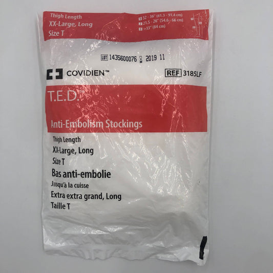 T.E.D. Anti Embolism Stockings, Thigh Length, XXL Long Size T, 6/Box