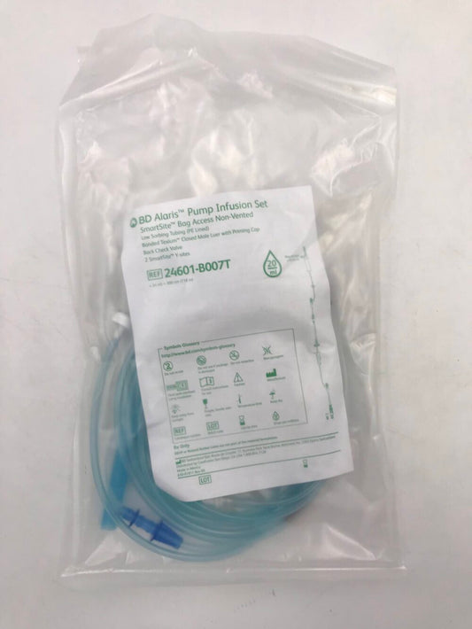 Alaris Pump Infusion Set SmartSite Bag Access Non-Vented 24mL 20/Box