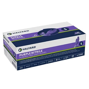 Exam Gloves, Purple Nitrile, Small, Expired/Discounted, 100/Box