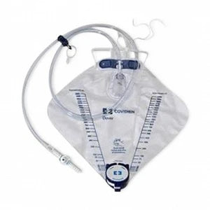 Urine Drainage Bag, 1000mL, Sterile, 20/Case