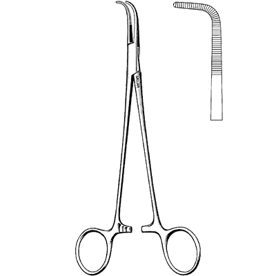 Kantrowitz Thoracic Forceps, 9 1/2" Right Angle, Each