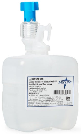 Sterile Water for Inhalation, USP, 550mL Bottles, 12/Box
