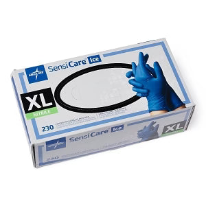 Exam Gloves, SensiCare Ice Nitrile, XL, 230/Box