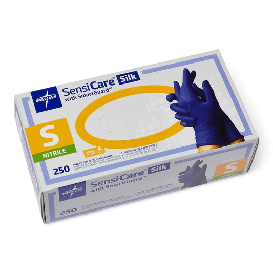 Exam Gloves, Nitrile Powder Free, Textured, Small, 250/Box