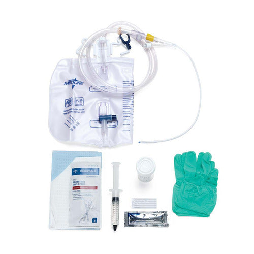 Foley Tray Catheter NS Sili 14Fr, 10/Box