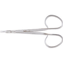 Suture Removal Scissors, 4 3/8" Curved Sharp Tips, Ribbon Handles, Each