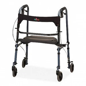 Cruiser De-Light Folding Walker, Blue, New, 1/Box