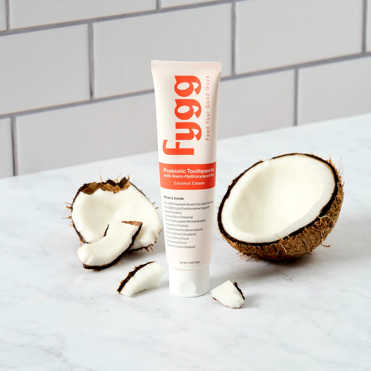 Prebiotic Toothpaste Coconut Cream 0.7 Oz w/Nano-Hydroxyapatite 120/Case